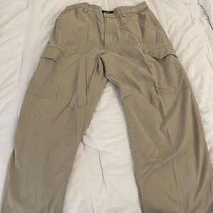 Structure khaki cargo pants 38w 32l